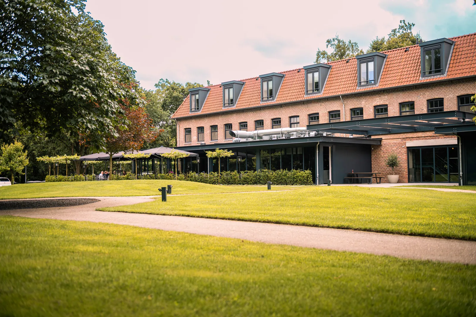 Der Wintergarten zur Gartenseite